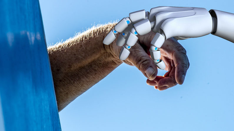 Hopefully we will not leave the elderly in the “hands” of robots in the future